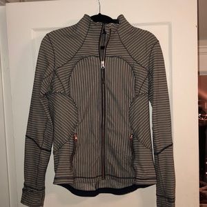 Pinstripe lulu lemon jacket